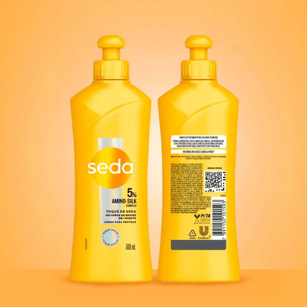 Creme para Pentear Seda Toque de Seda 300g